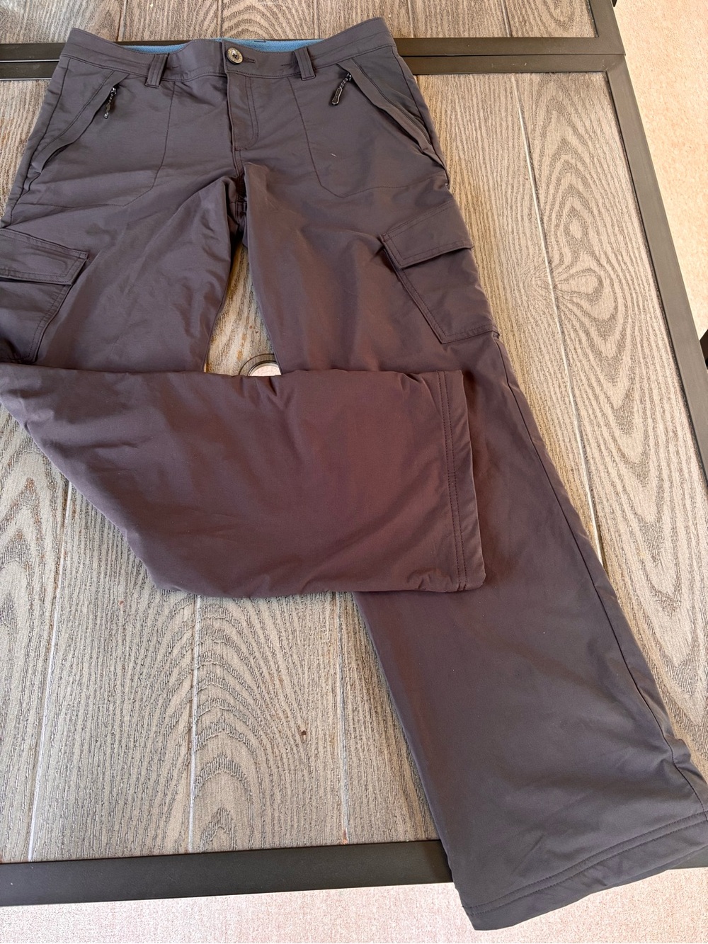 Eddie Bauer Gray Women’s Fleece Lined Hiking Pants Size 10